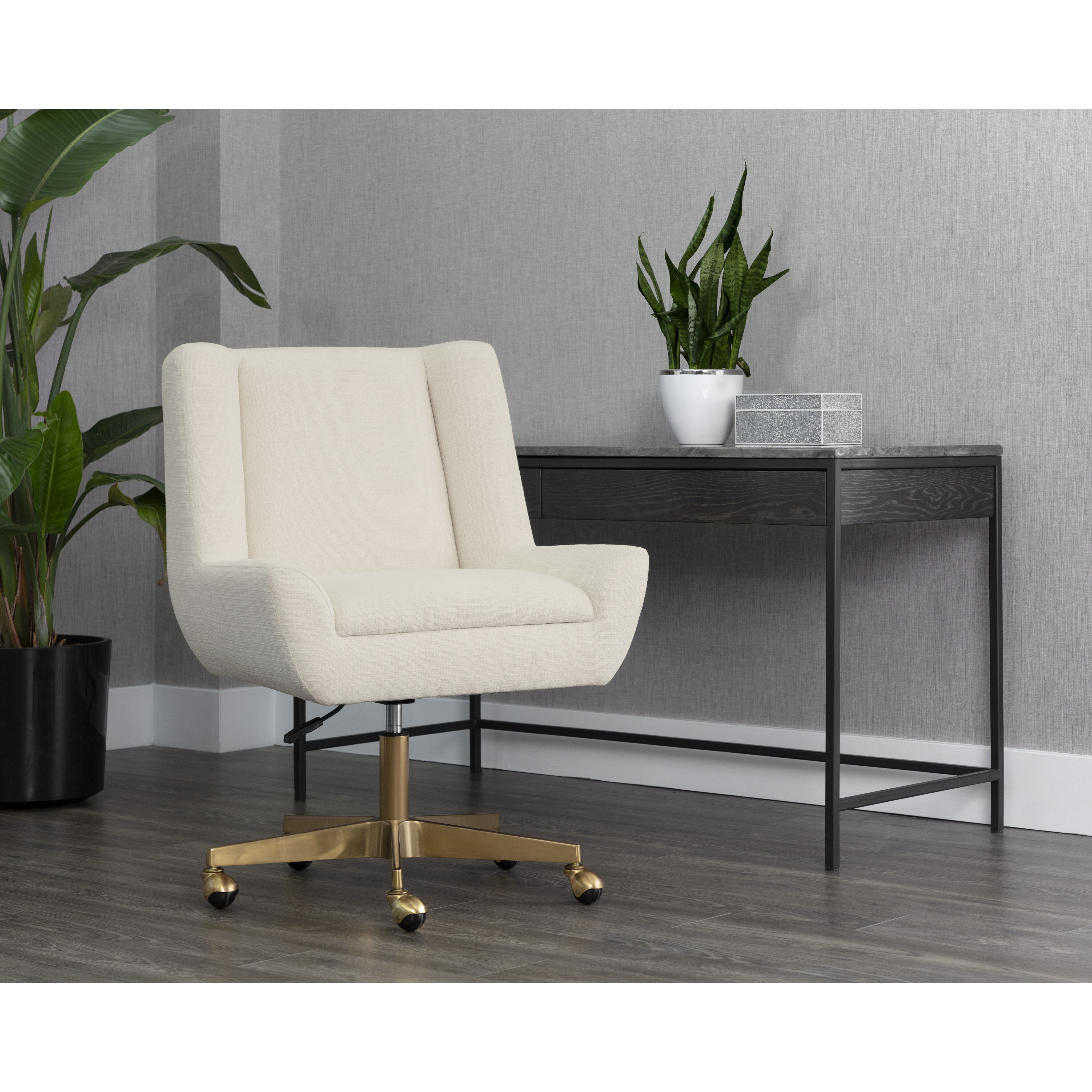 Mirian Zenith Alabaster Office Chair